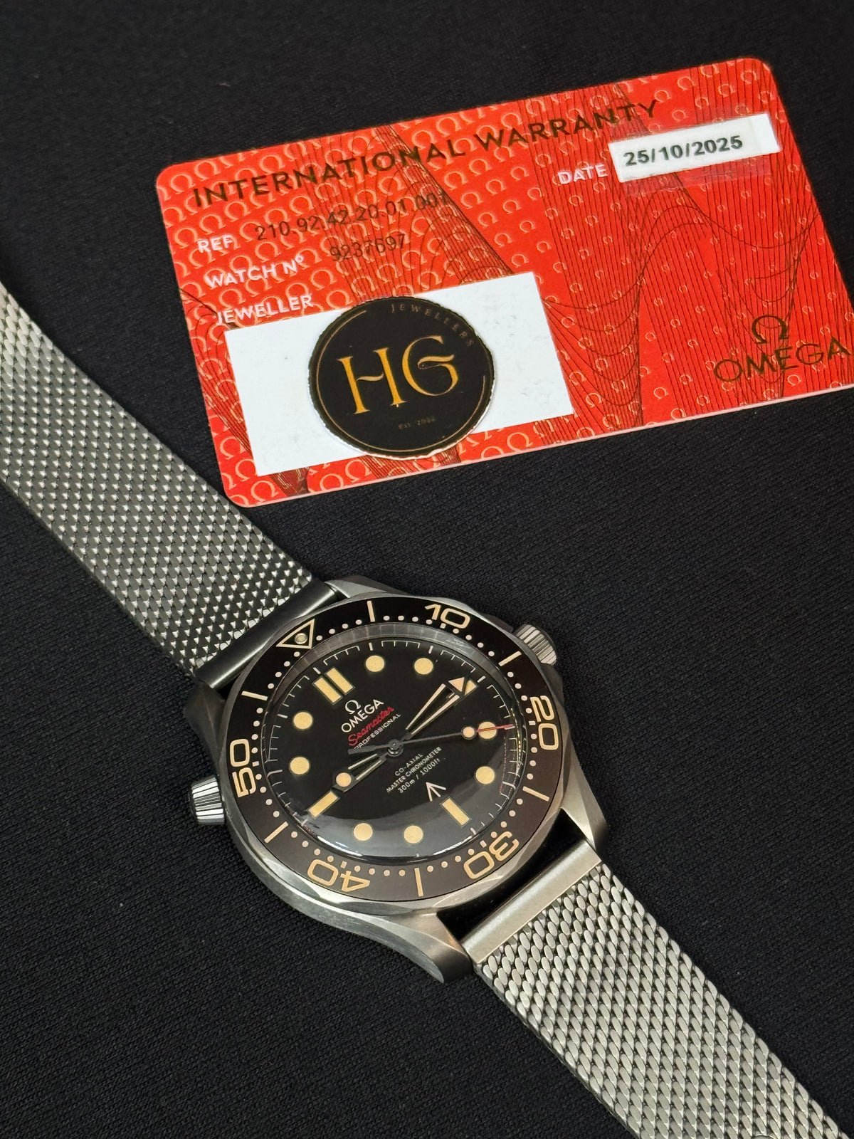 2026 210.90.42.20.01.001 Seamaster Diver “No time to die” 42mm