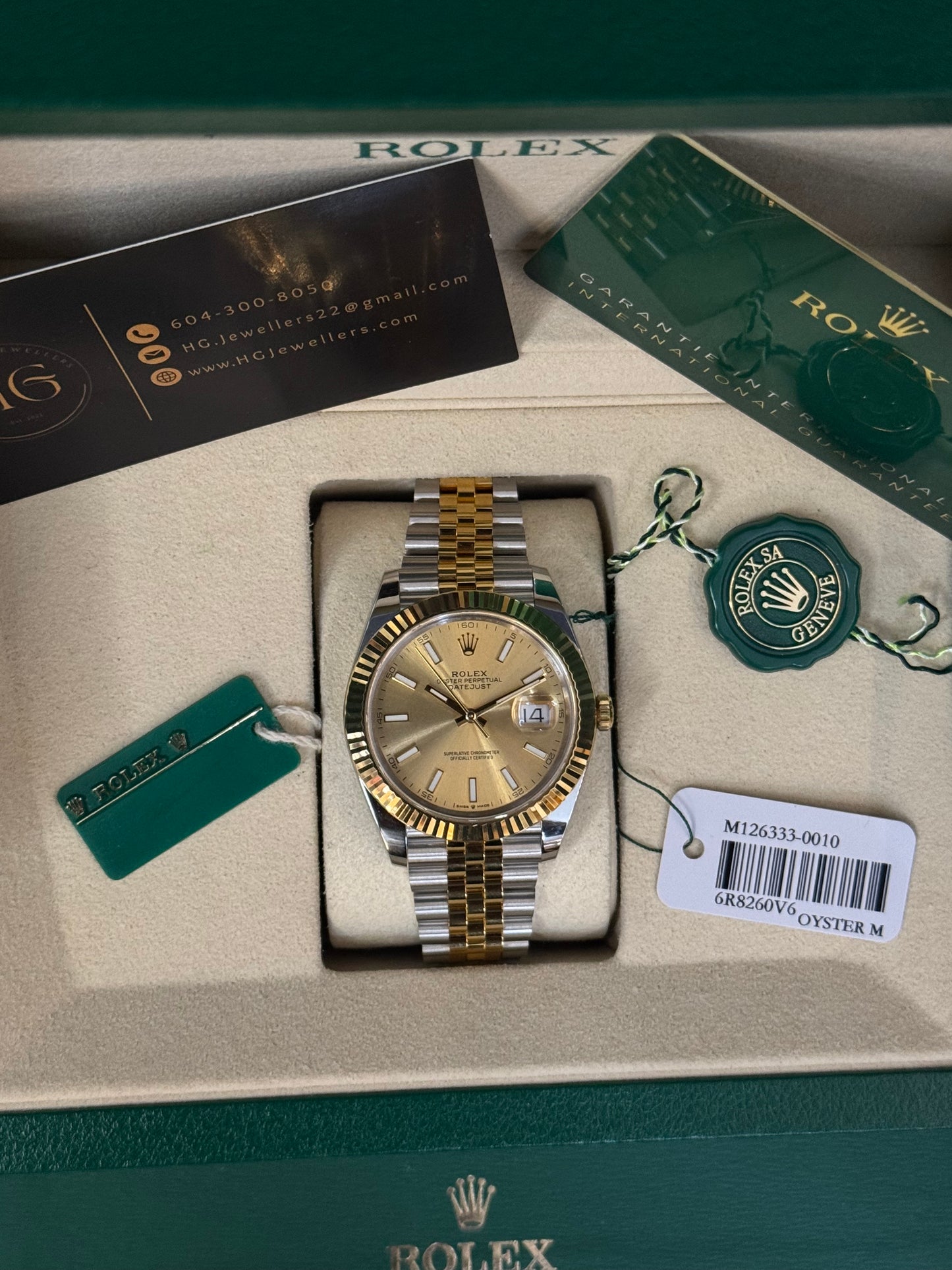2026 126333"Champagne" 41mm