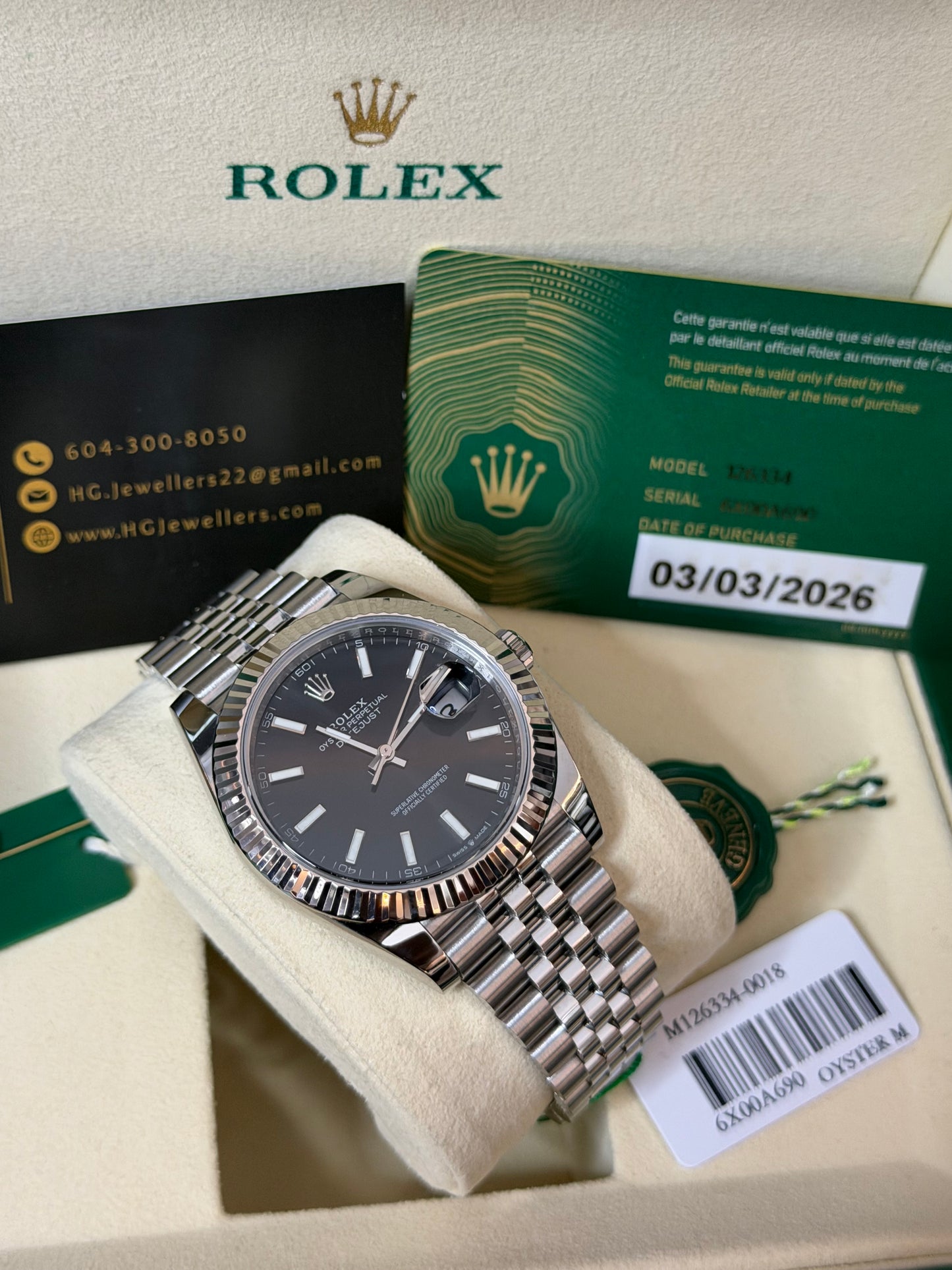 2026 126334 “black” Jubilee 40mm