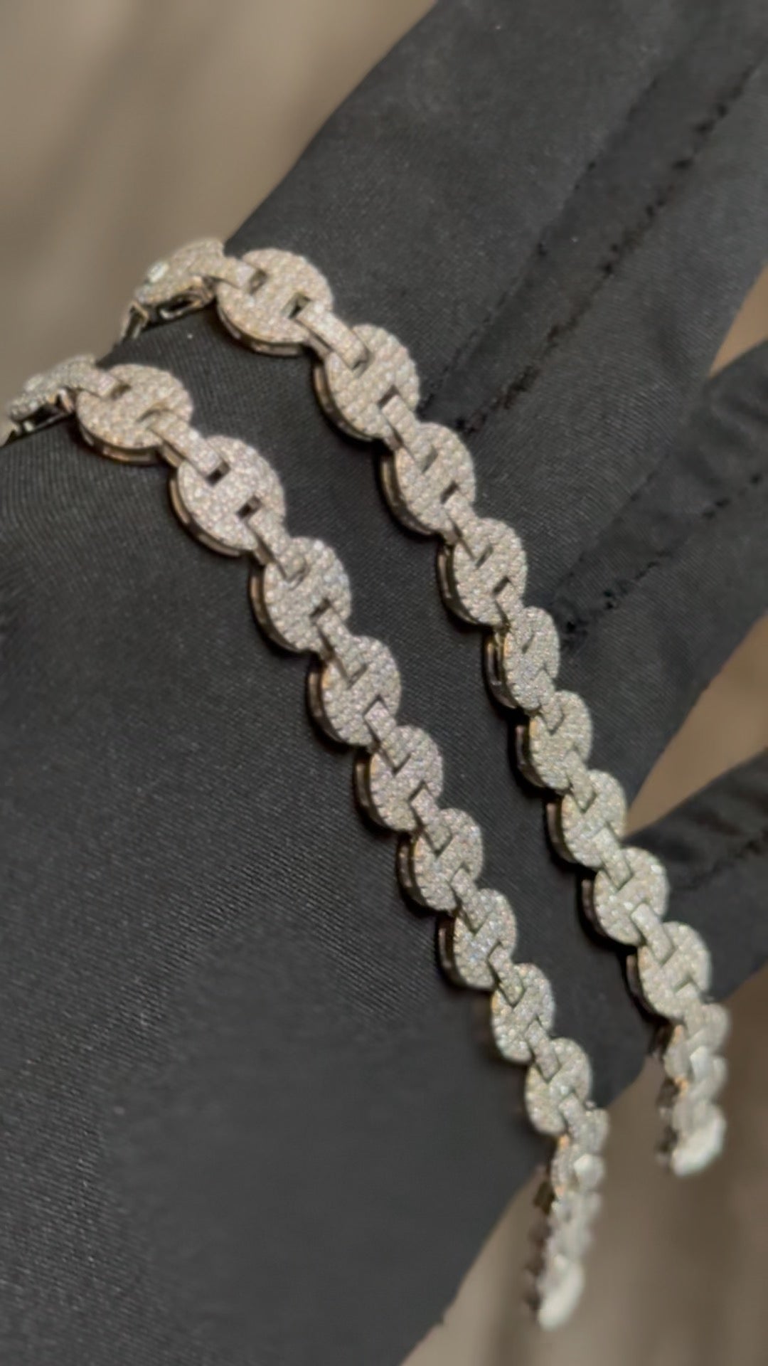 14CTW Gucci Link Bracelet 8mm