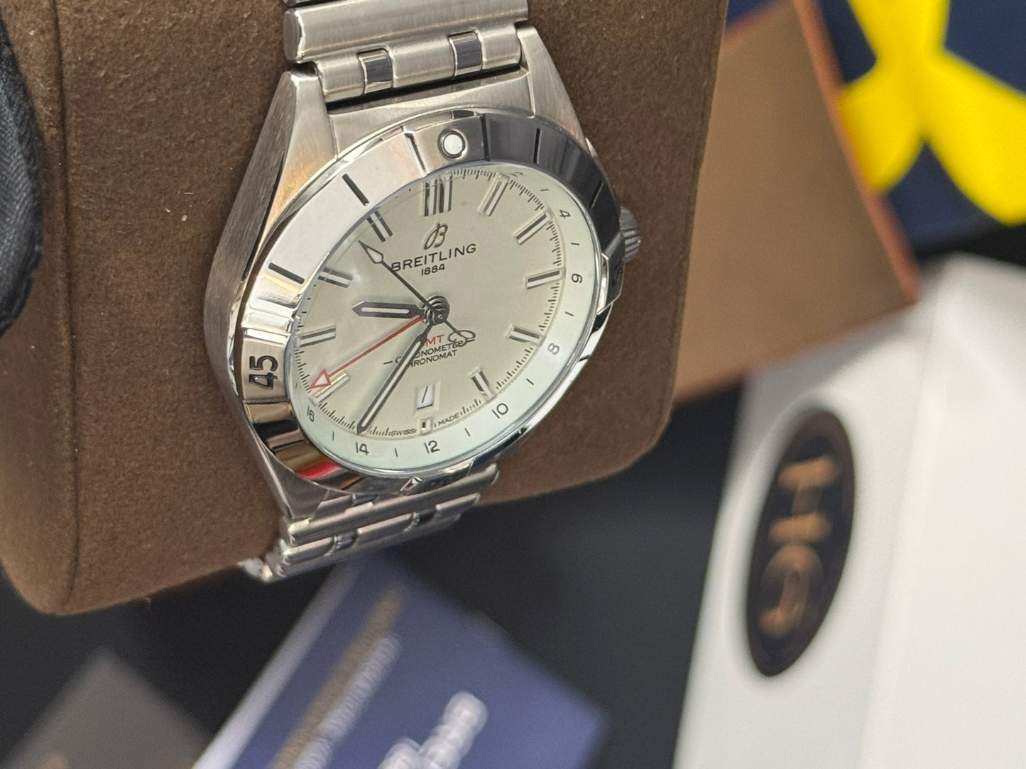 Breatling Chronomat Automatic GMT 40 STEEL