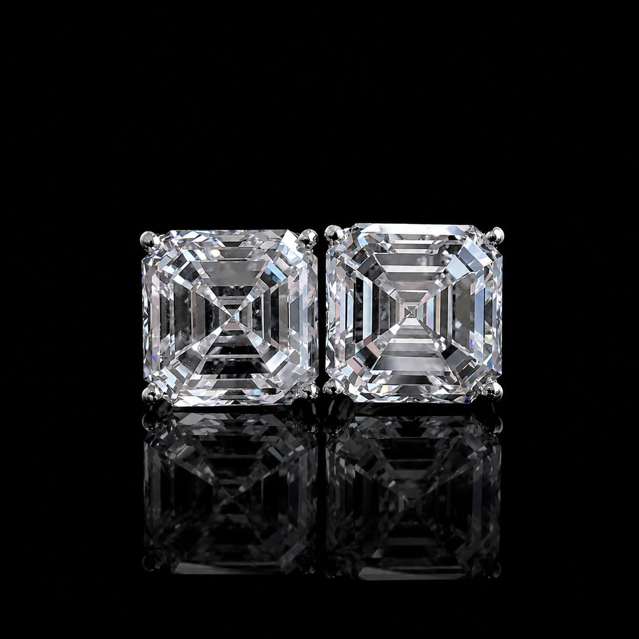 2CTW Asscher Cut Solitary