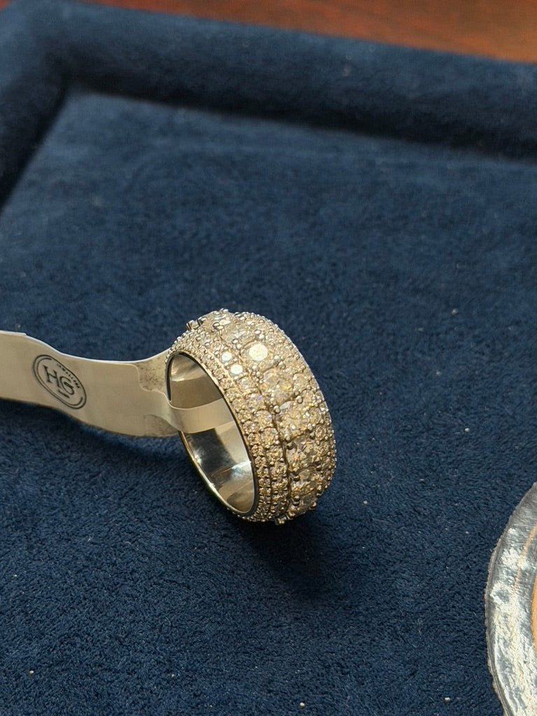 6.5CTW The Rapper style "Mogul Ring"