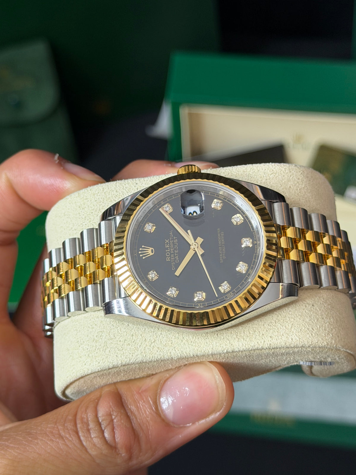 2026 126333 “Diamond dot BLK” 41mm