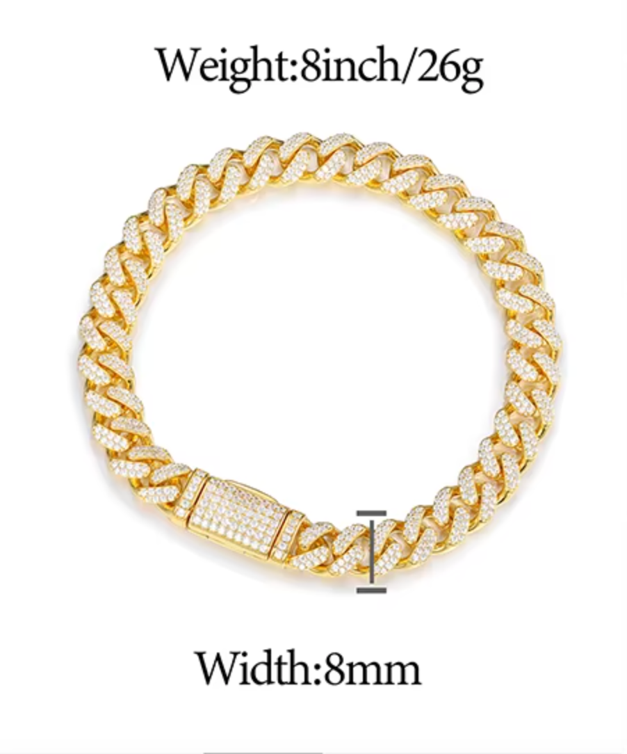 Bubble Cuban Link Bracelet