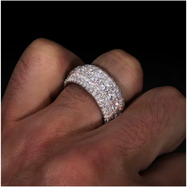 6.5CTW The "Mogul Ring" Rapper style