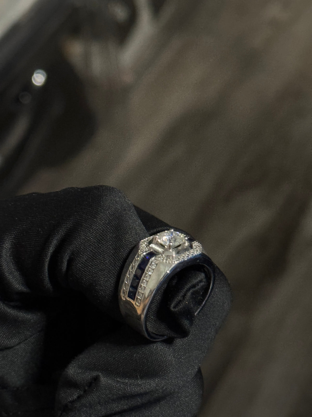 2 CTW “Solidarity September Sapphire” Ring
