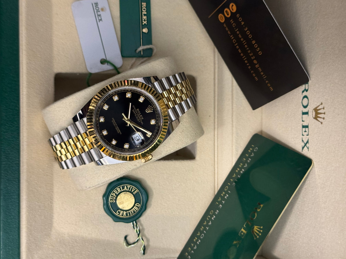 2026 126333 “Diamond dot BLK” 41mm