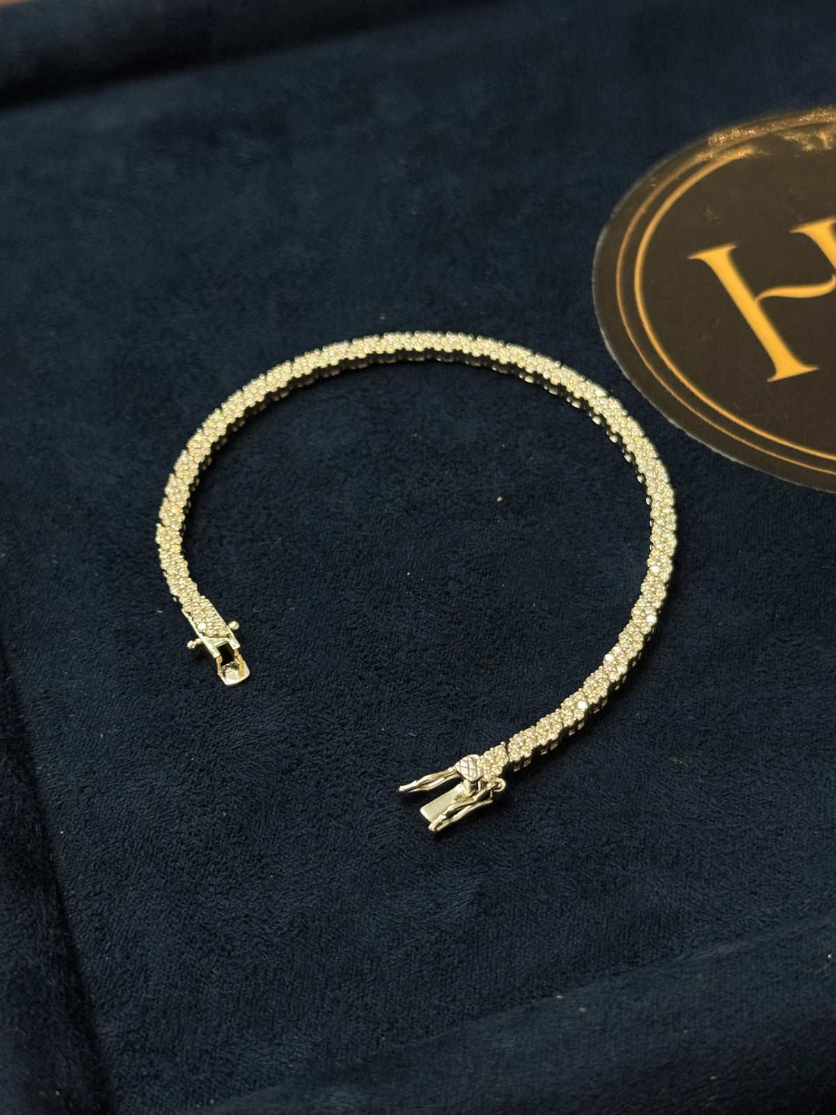 2.5CTW “Marquise Pave” Tennis Bracelet