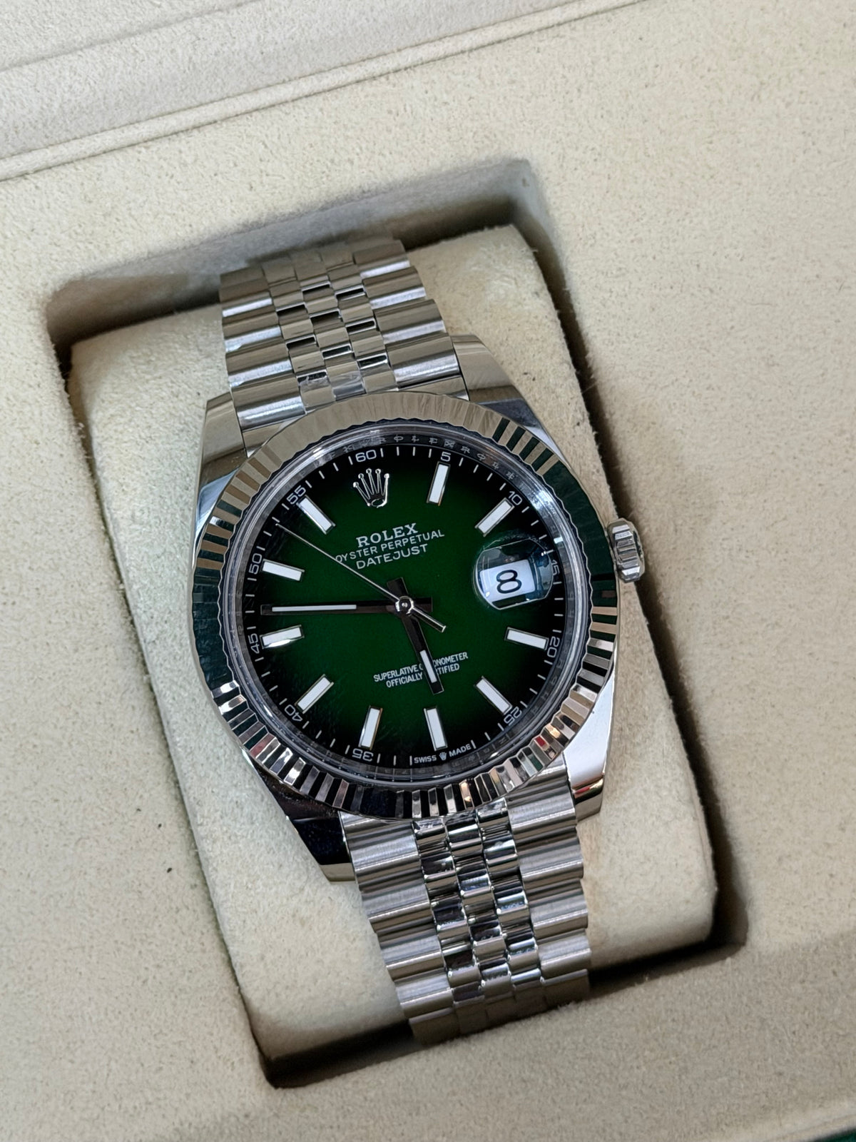 2026 126334 “Ombré Green” 41mm