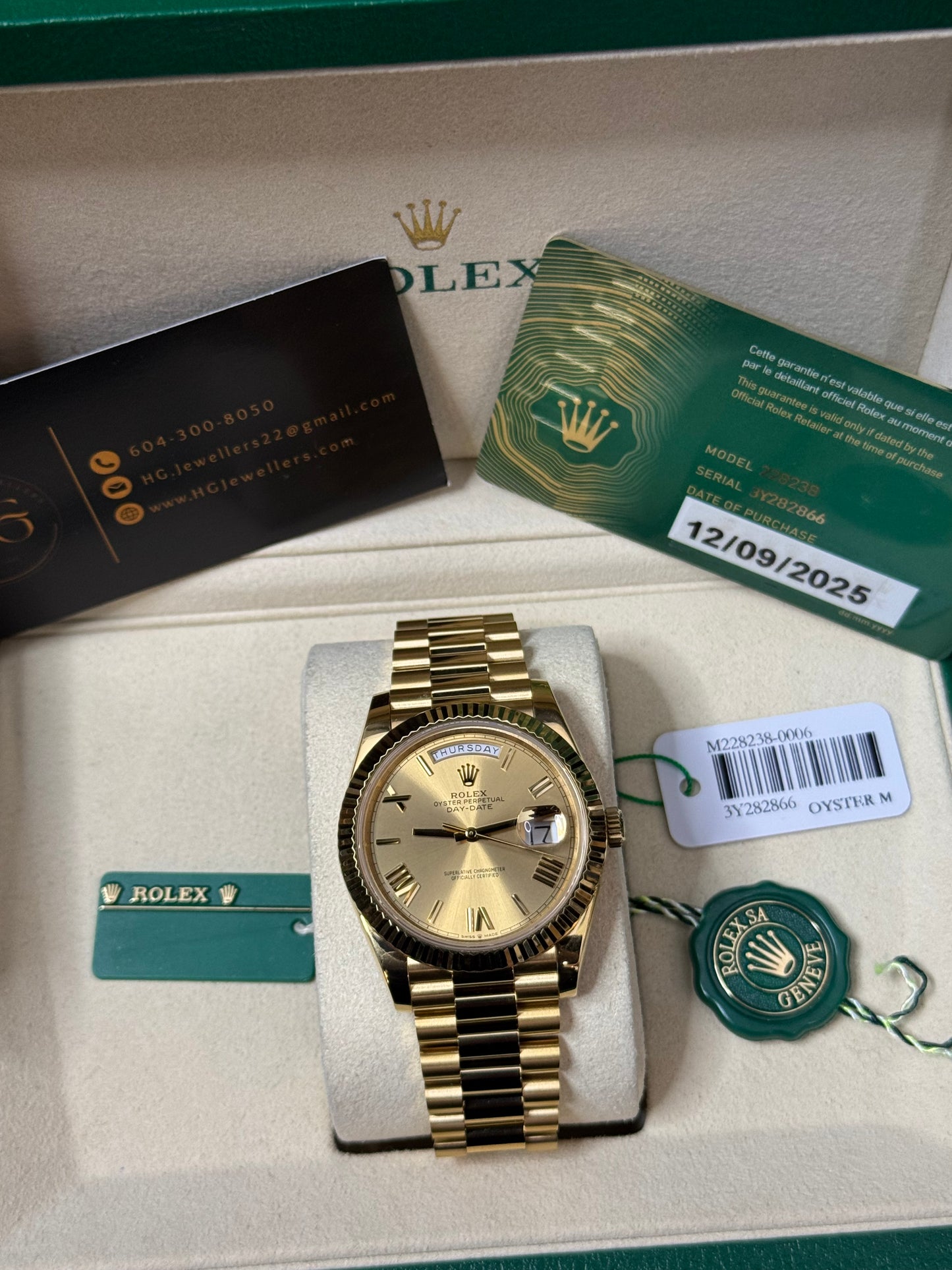 2025 228238 “Champagne” 40mm