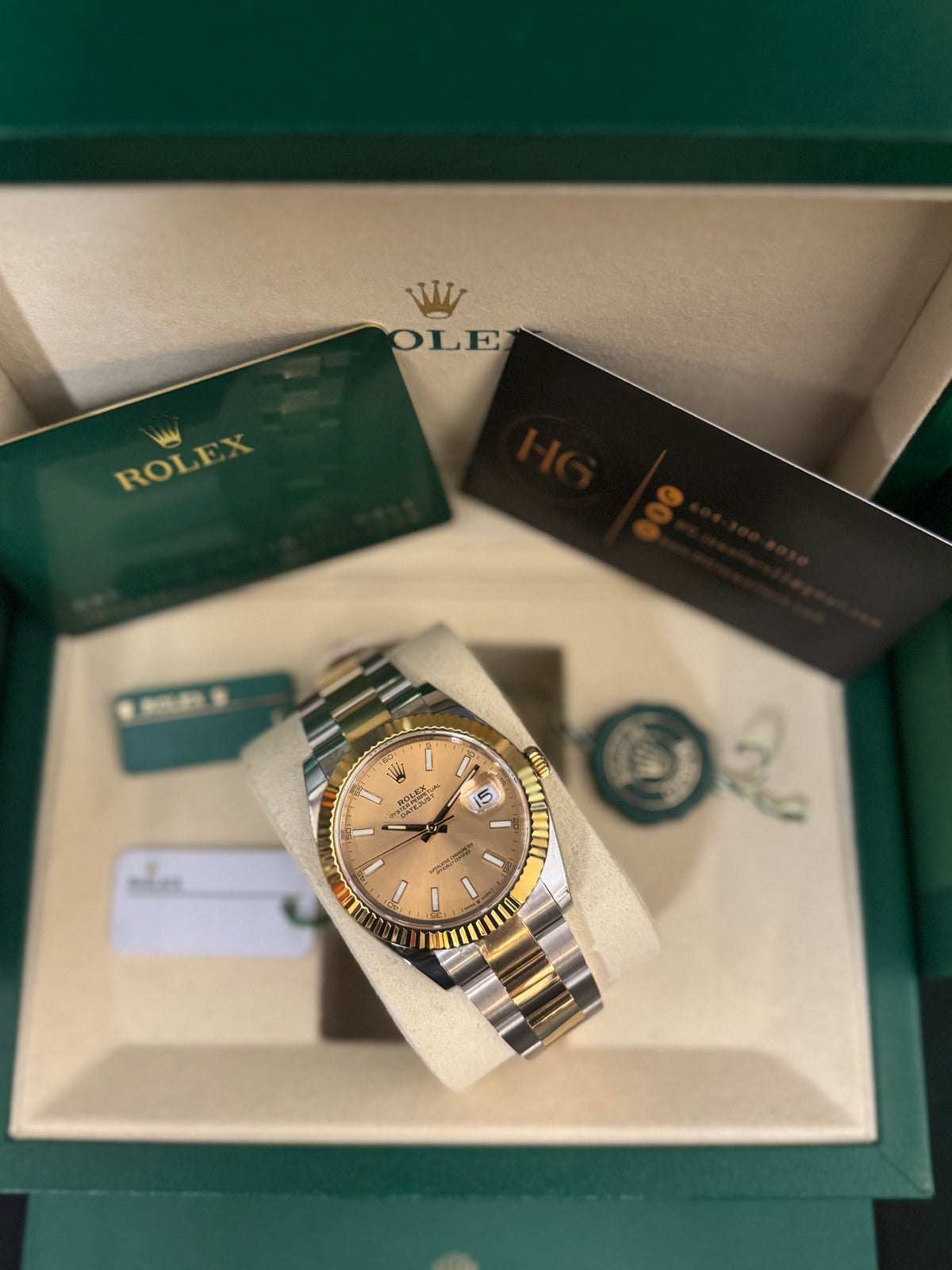 2025 126333 “Champagne ” Oyster Fluted 41mm