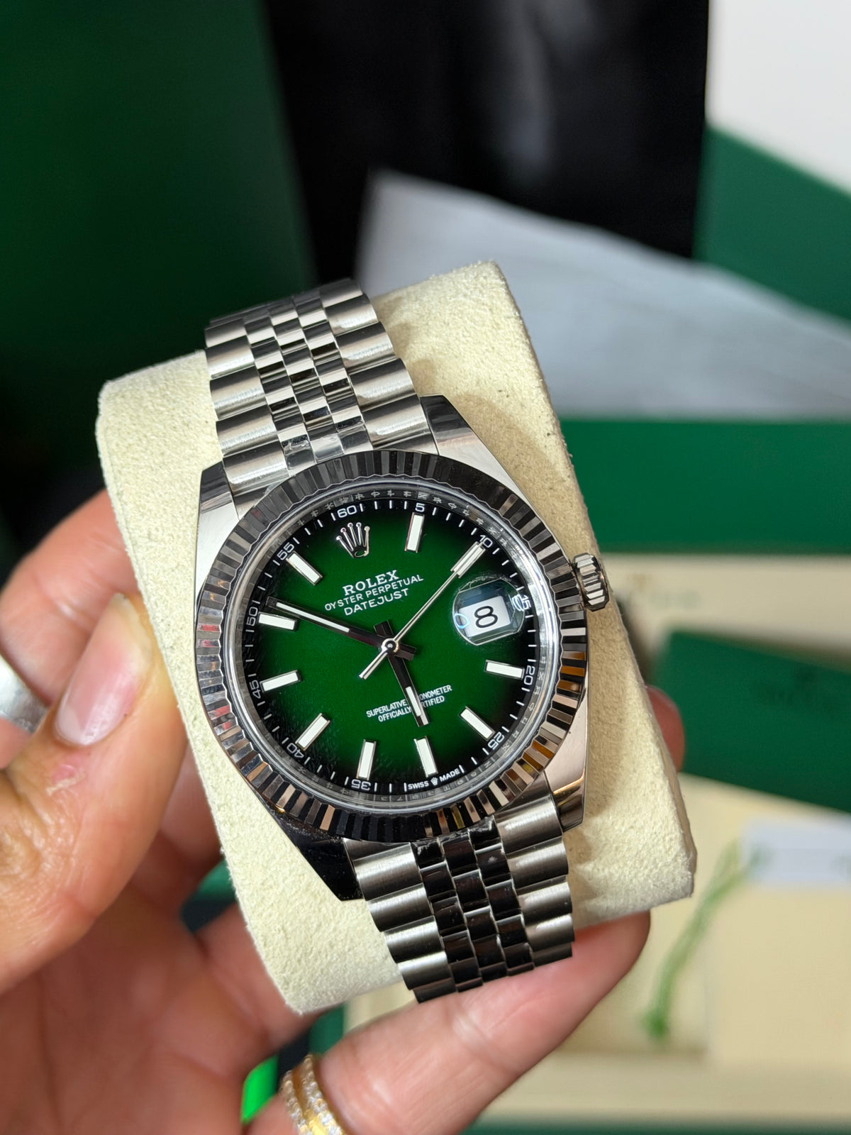2026 126334 “Ombré Green” 41mm
