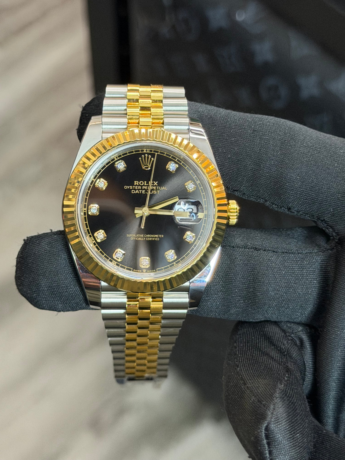 2026 126333 “Diamond dot BLK” 41mm