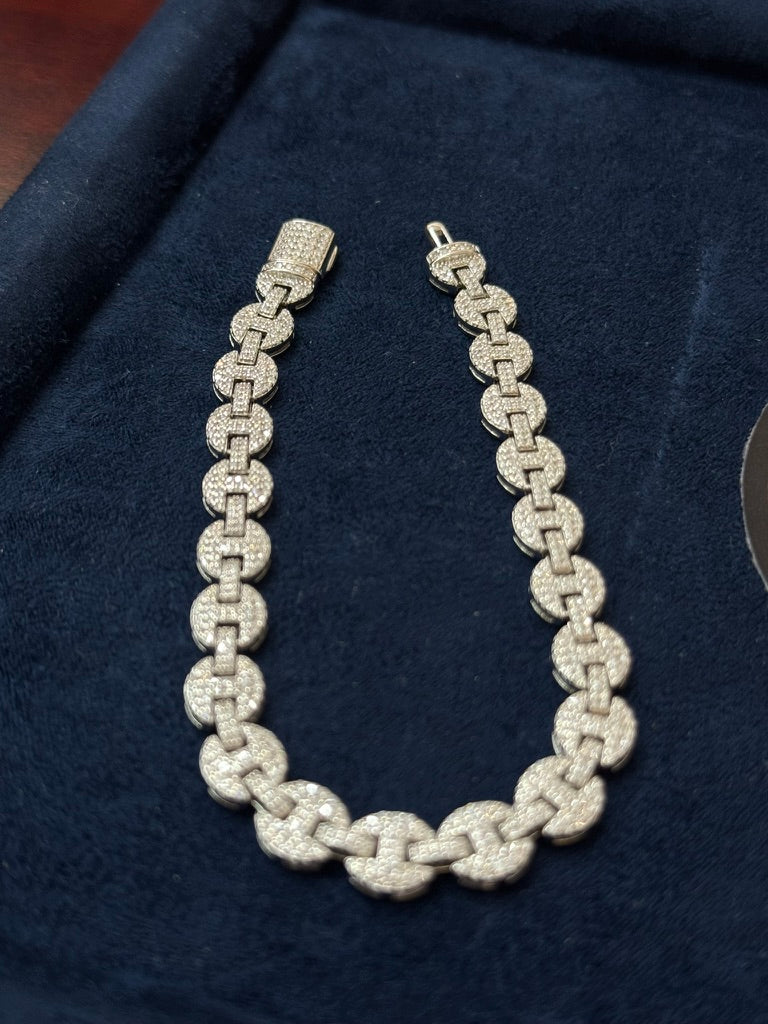 14CTW Gucci Link Bracelet 8mm