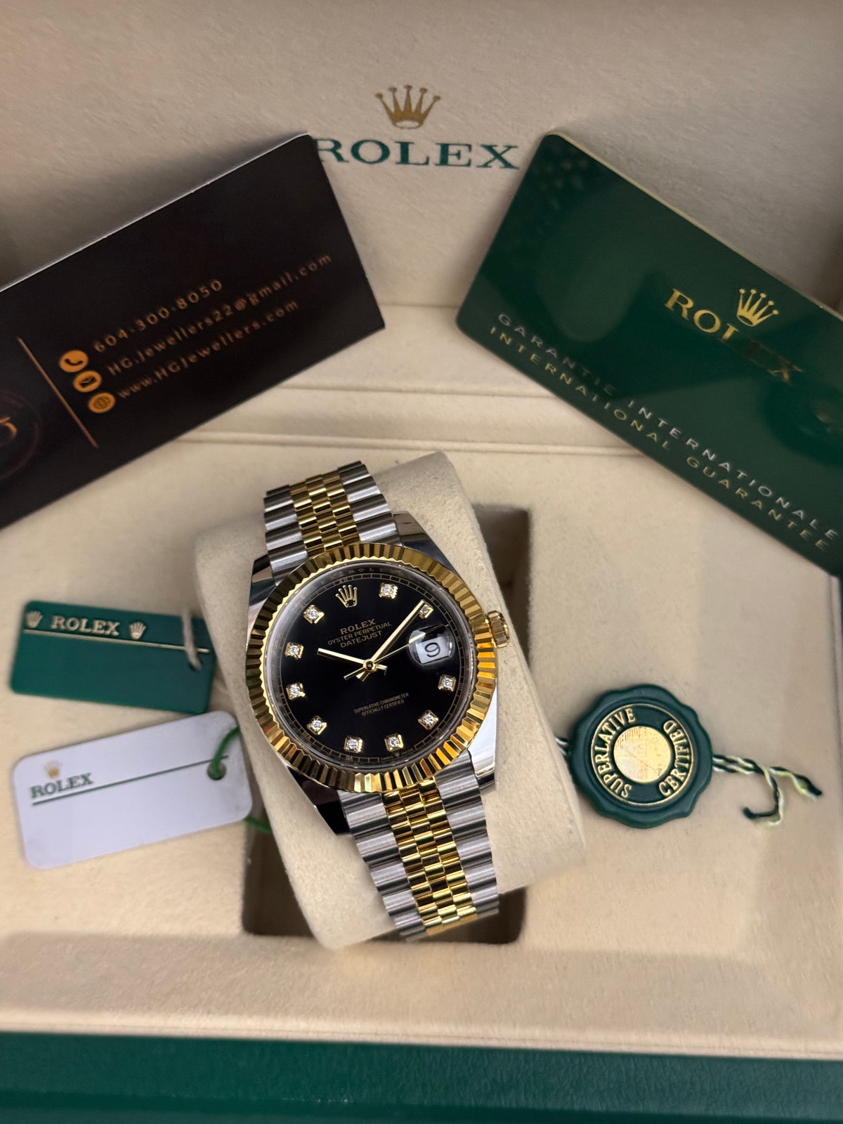 2026 126333 “Diamond dot BLK” 41mm