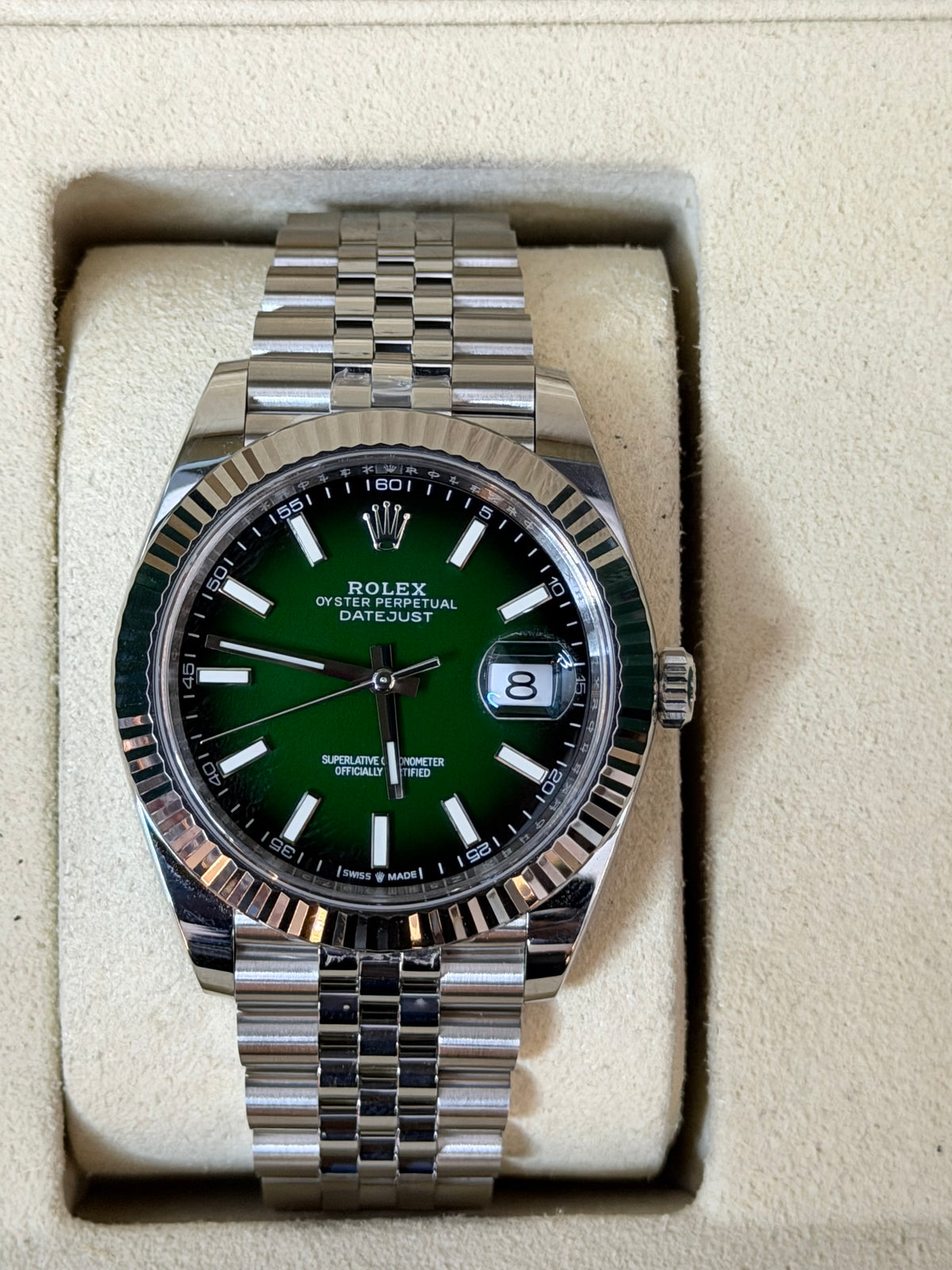 2026 126334 “Ombré Green” 41mm