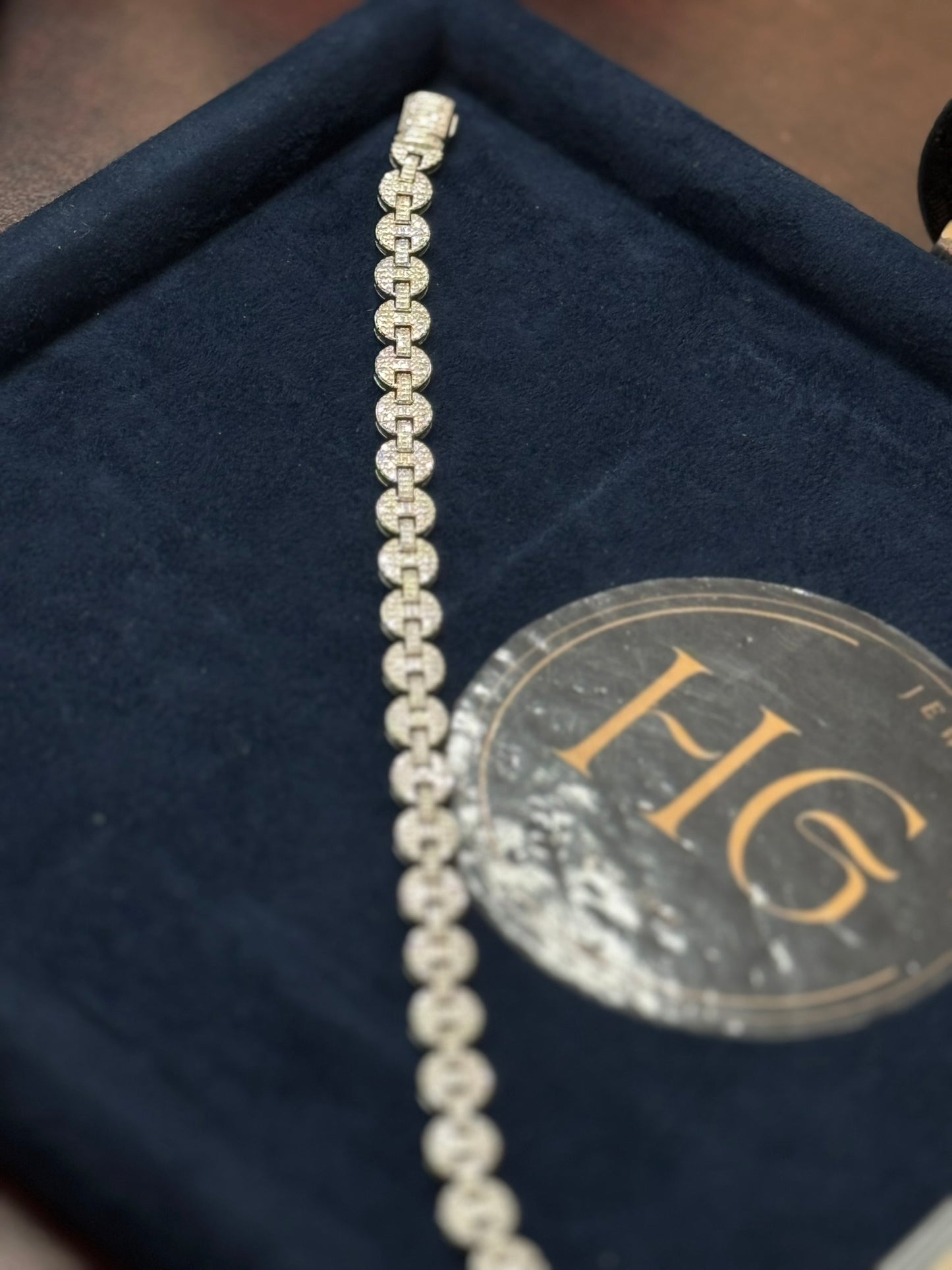14CTW Gucci Link Bracelet 8mm