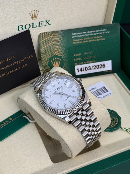 2026 126334 “White” Jubb 41mm