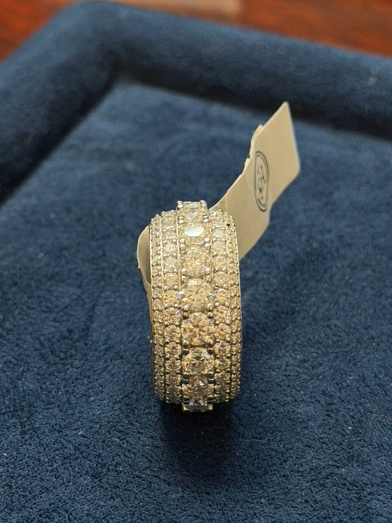 6.5CTW The Rapper style "Mogul Ring"