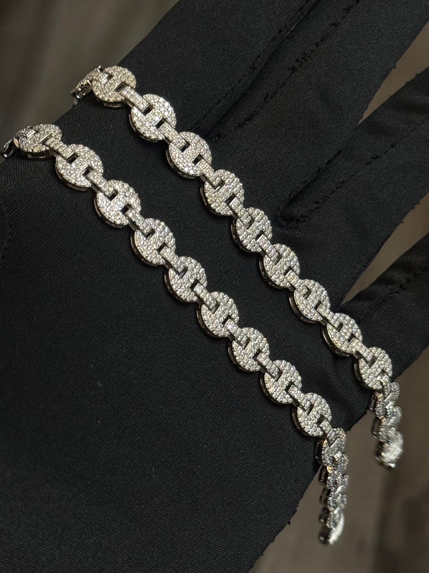 14CTW Gucci Link Bracelet 8mm