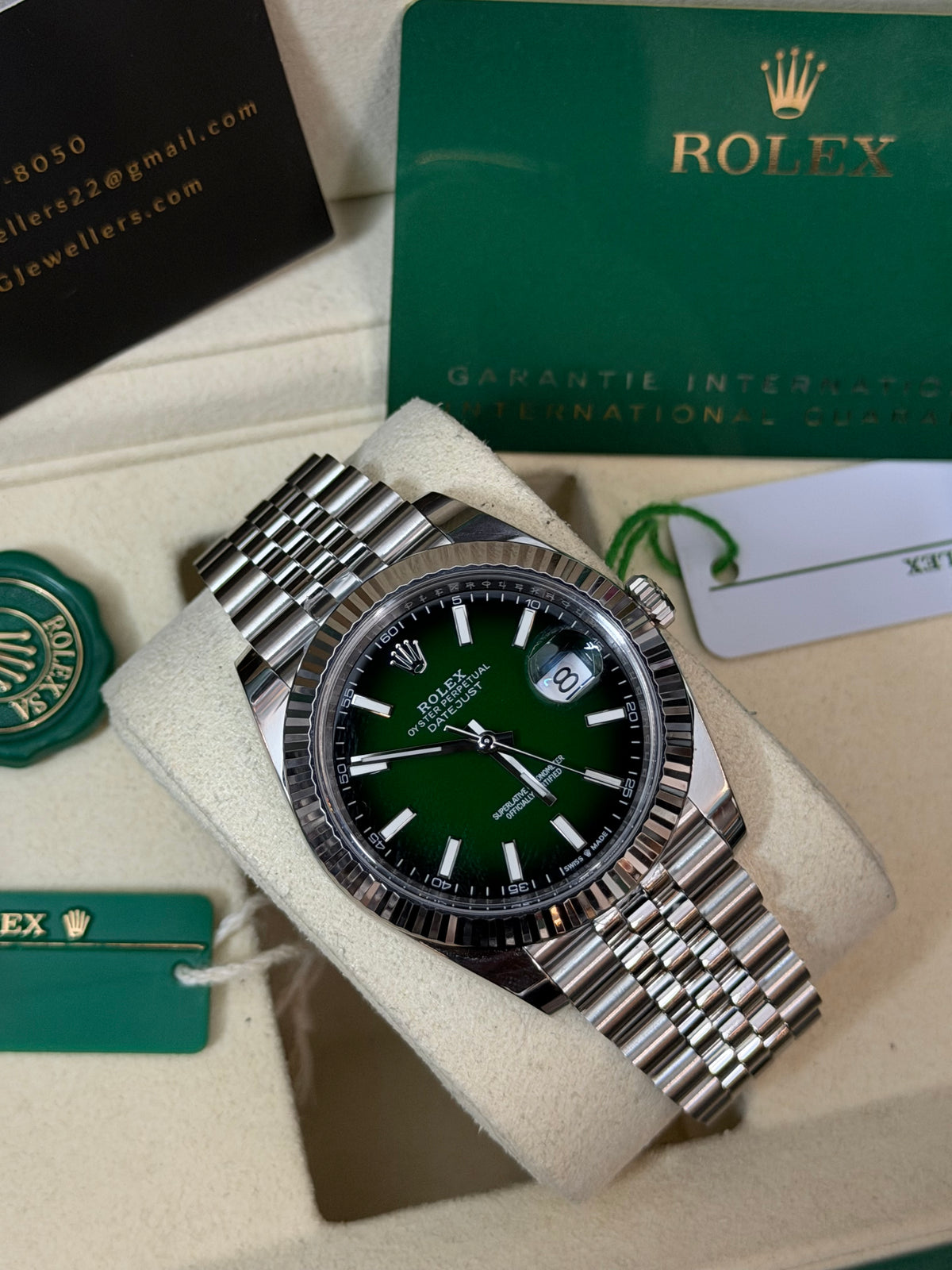 2026 126334 “Ombré Green” 41mm