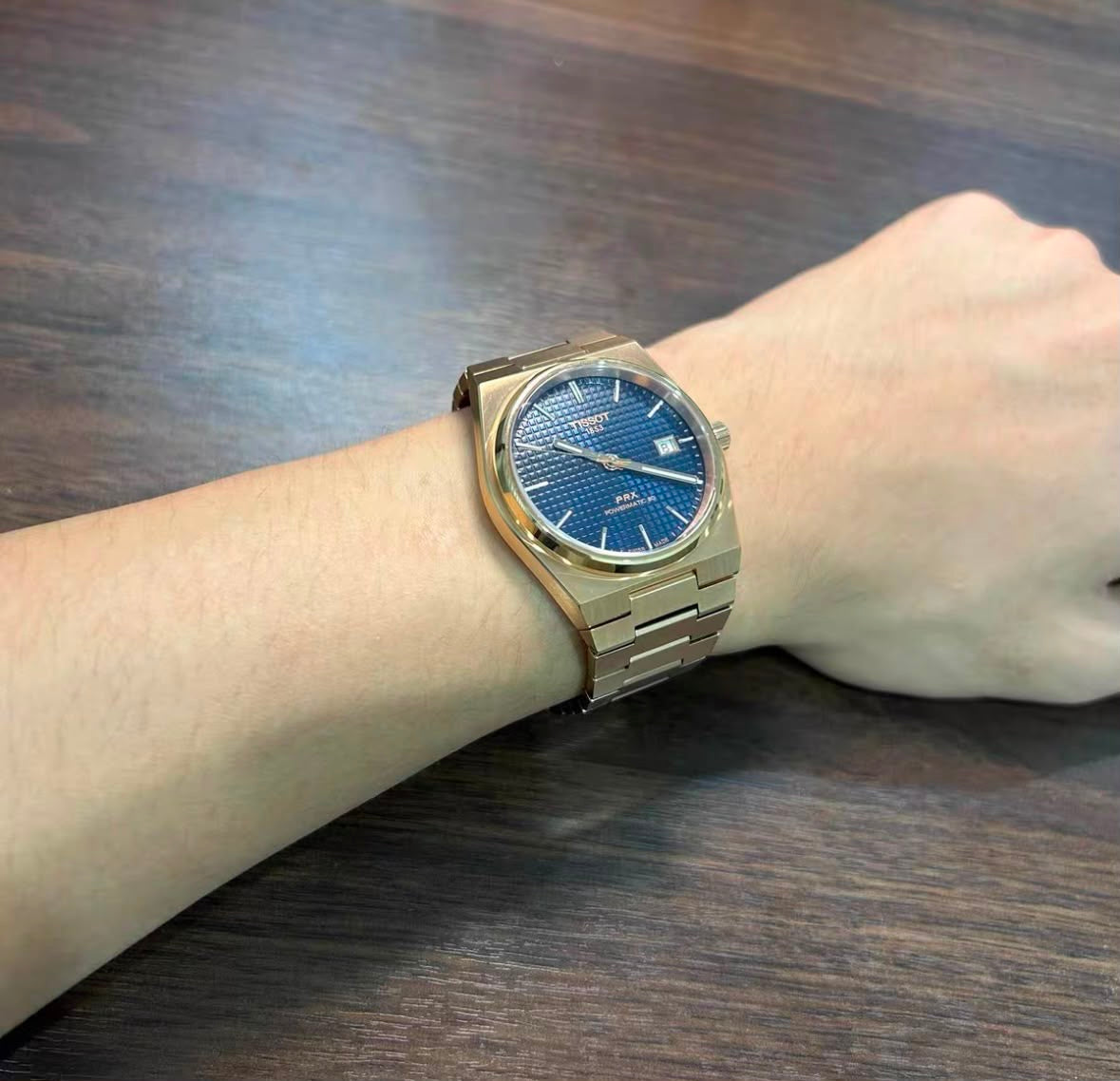 2026 Tissot PRX Powermatic 80 Limited Edition Gold “blue dial”  40mm