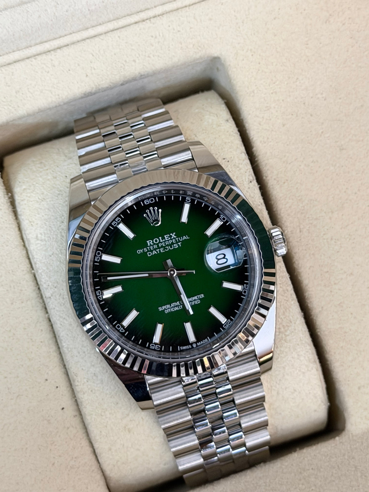 2026 126334 “Ombré Green” 41mm