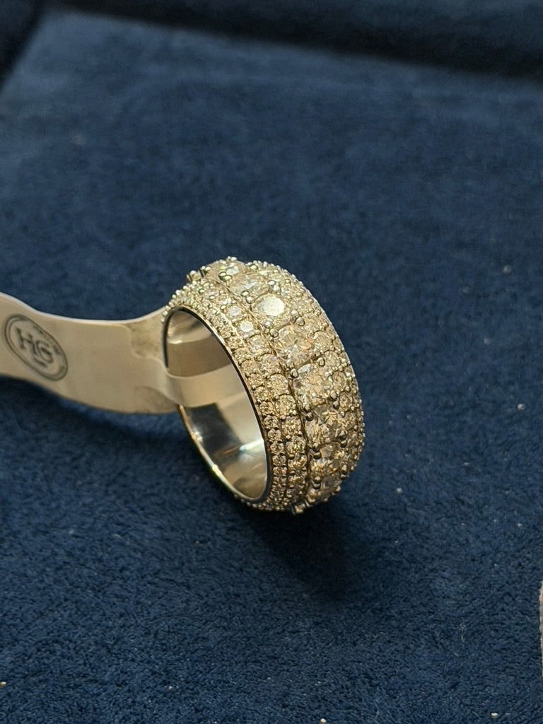 6.5CTW The Rapper style "Mogul Ring"