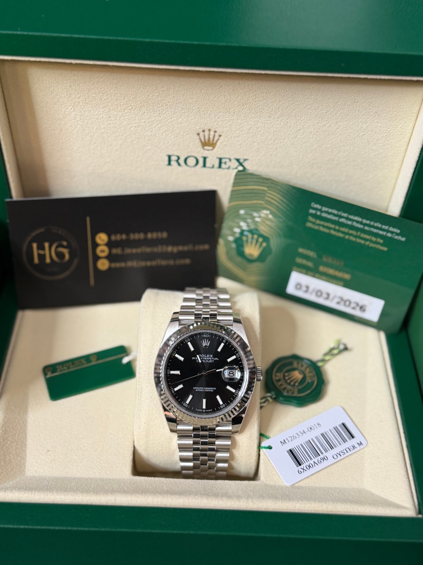 2026 126334 “black” Jubilee 40mm