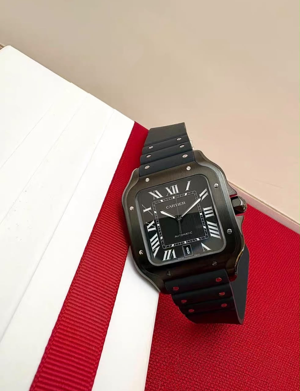 2026 WAS0039 Santos de Cartier Large ADLC “BLACK SAMURAI” 40mm