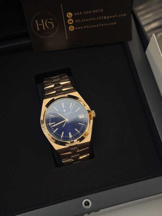 2025 4520v Pink Gold “Sunburst Blue” 41mm
