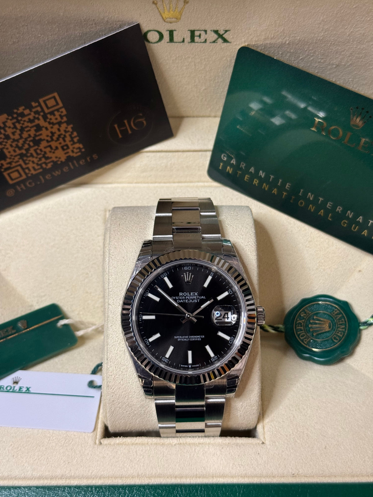 2026 126334 “Black” Oyster Fluted 41mm