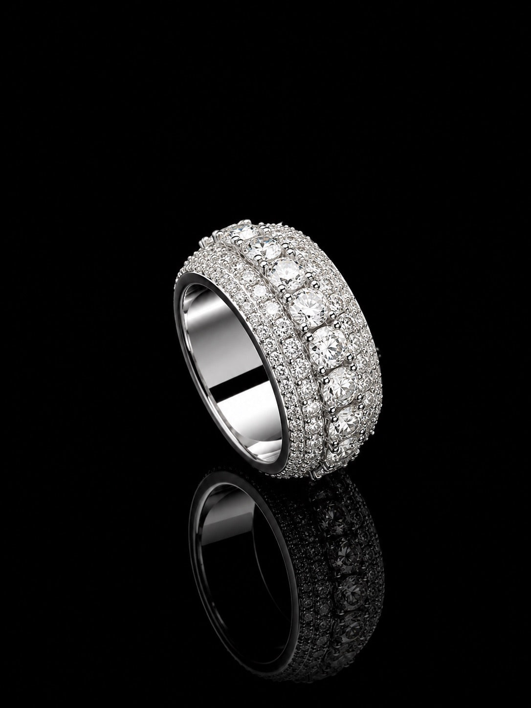 6.5CTW The Rapper style "Mogul Ring"