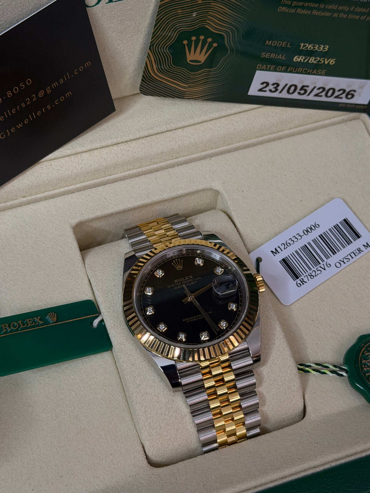 2026 126333 “Diamond dot BLK” 41mm