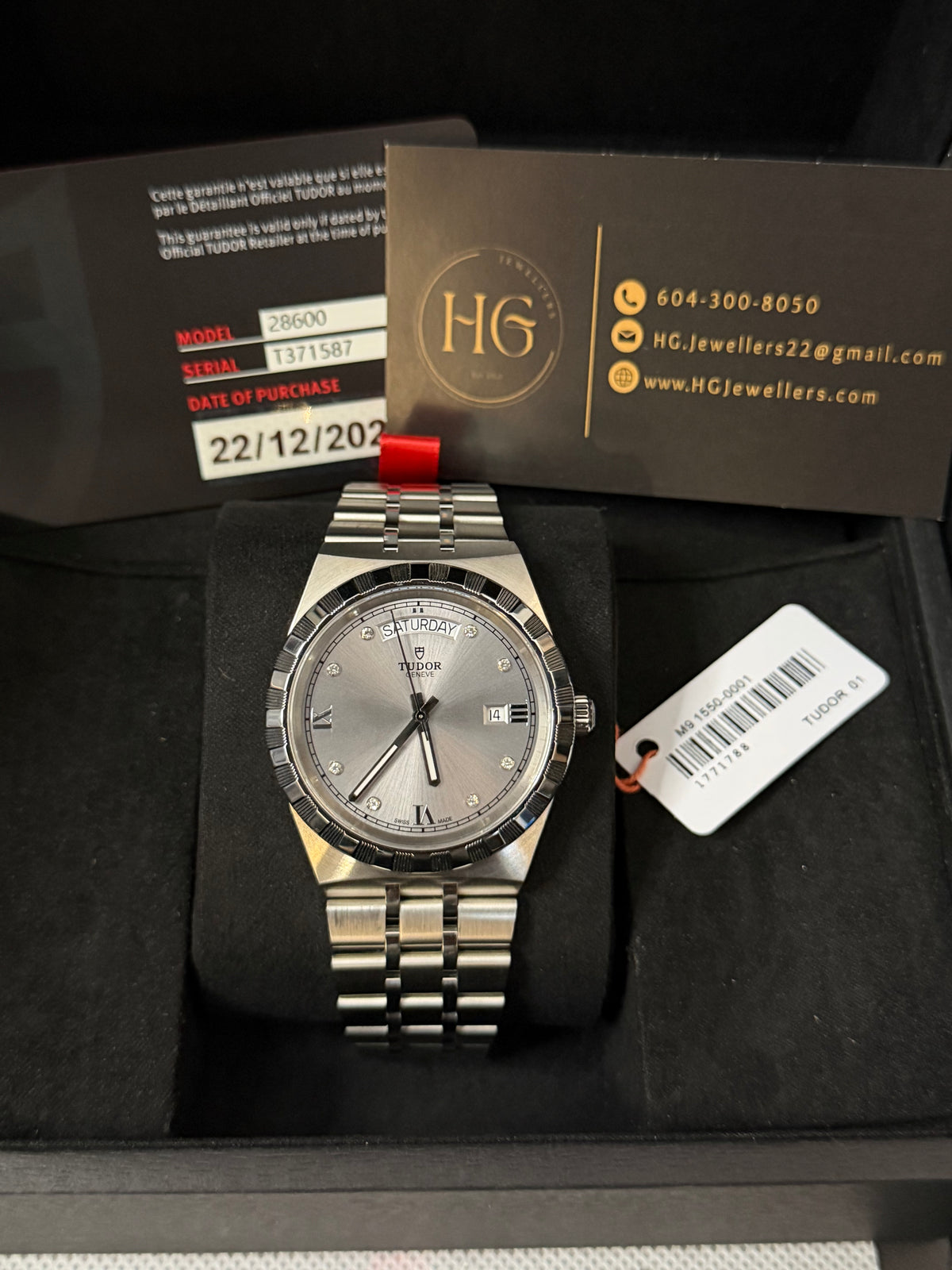 M28600 Royal “Silver Diamond Dot” 41mm