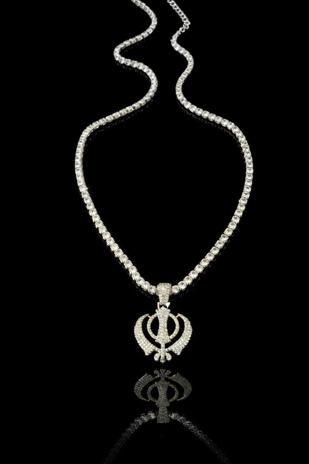 1.5CTW Khanda Pendent