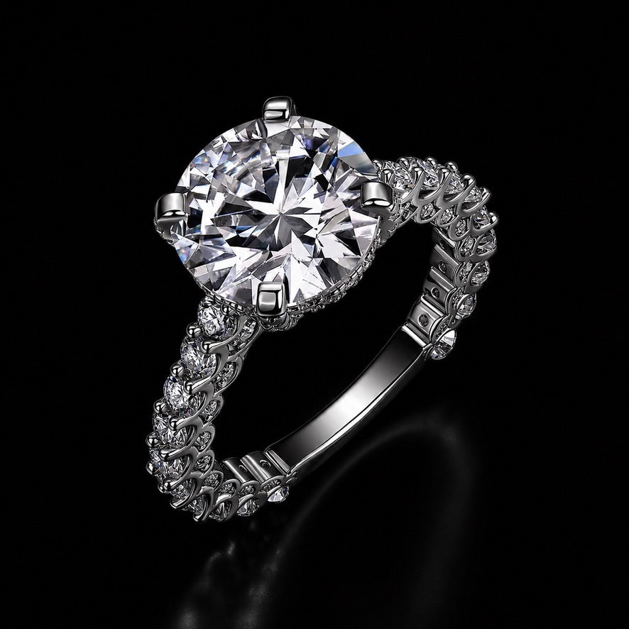 5CTW "The Glacier Throne" 3CT Solitary Round