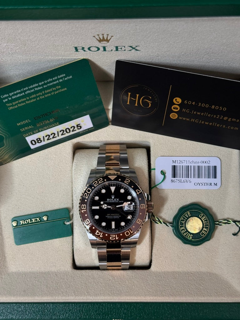 2025 126711CHNR "ROOTBEER" GMT 40mm
