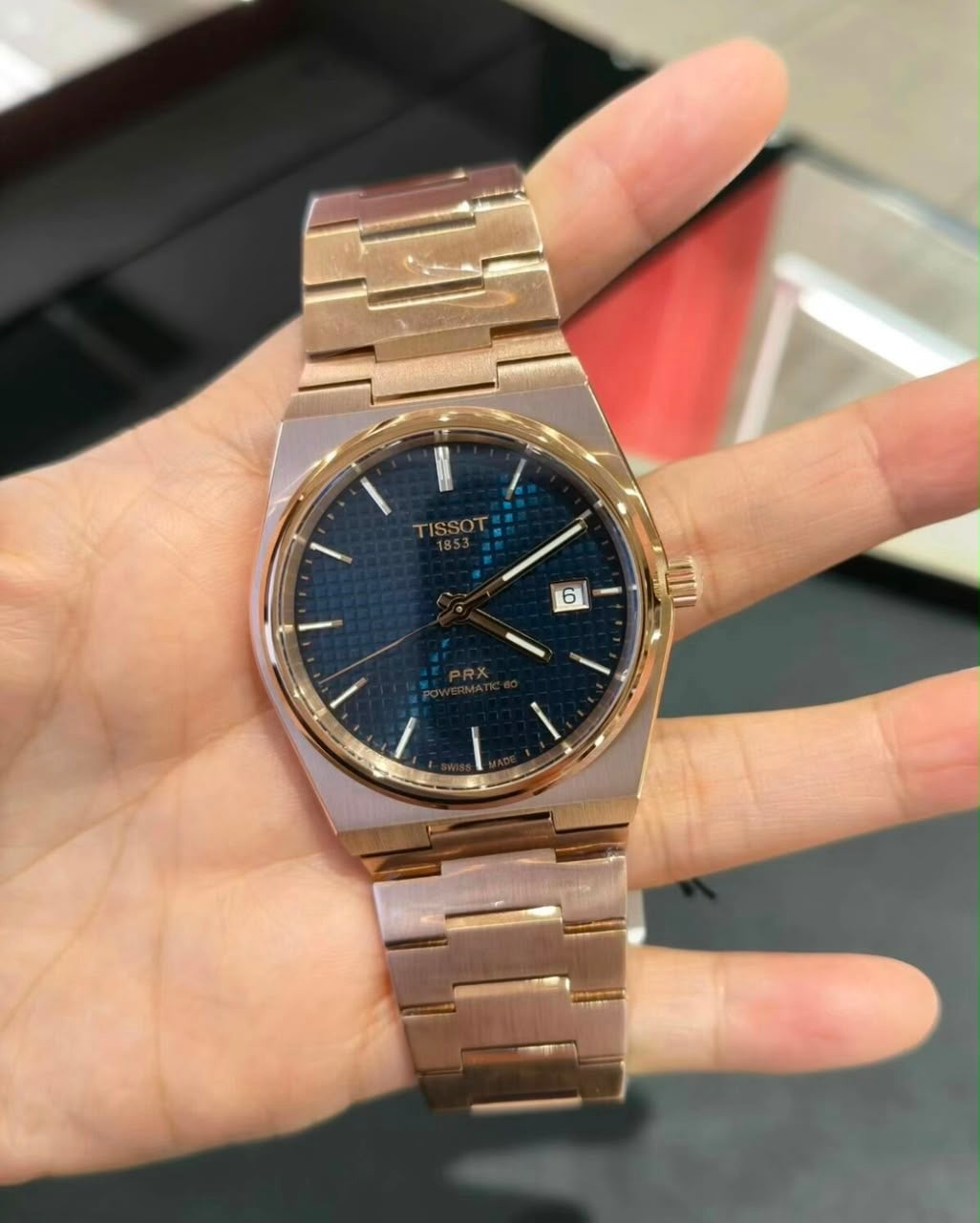 2026 Tissot PRX Powermatic 80 Limited Edition Gold “blue dial”  40mm