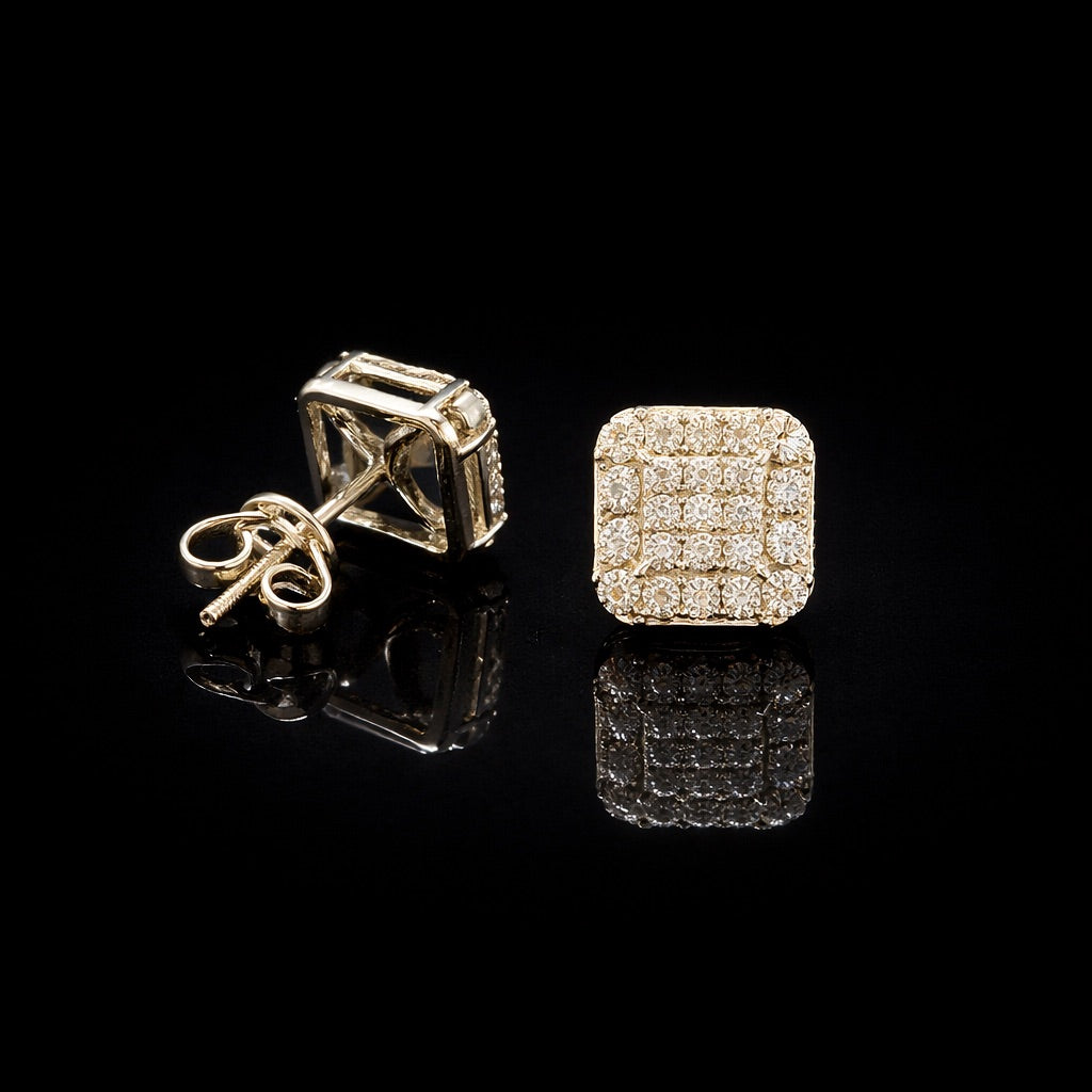 2CTW Square Pave with raised corner and (Twist back)