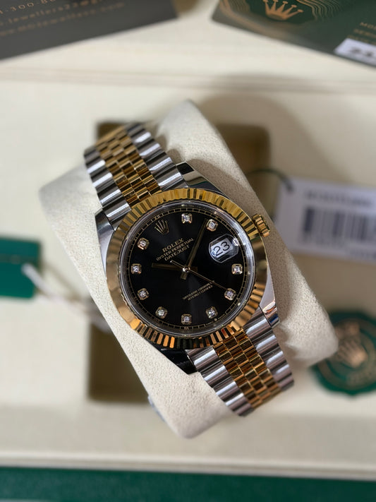 2026 126333 “Diamond dot BLK” 41mm