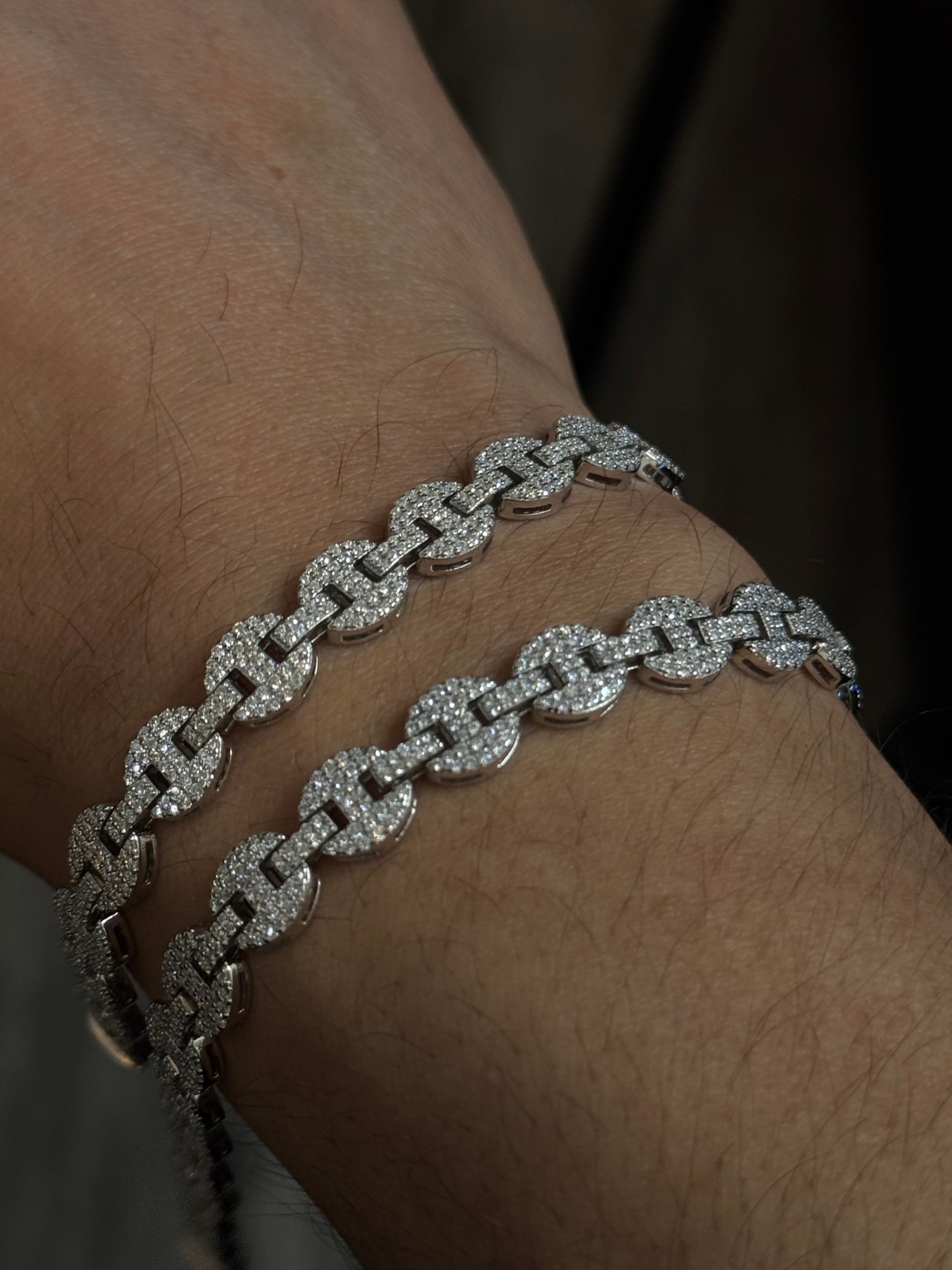 14CTW Gucci Link Bracelet 8mm
