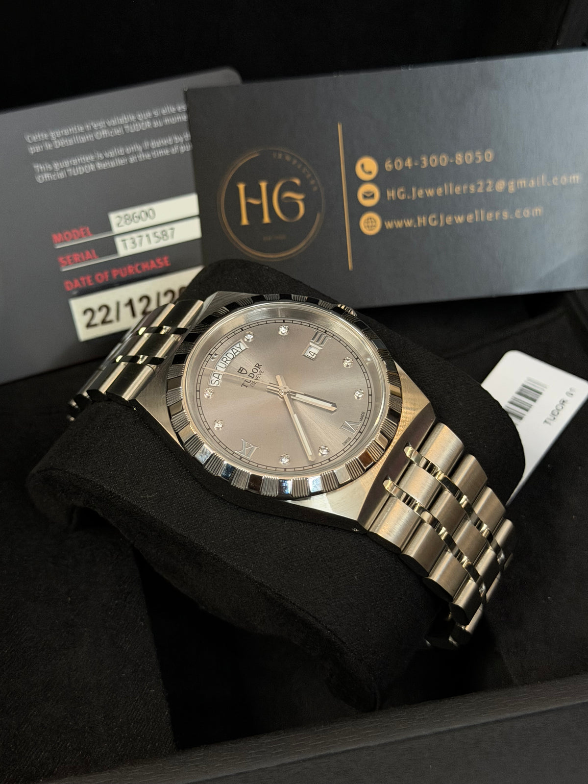 M28600 Royal “Silver Diamond Dot” 41mm