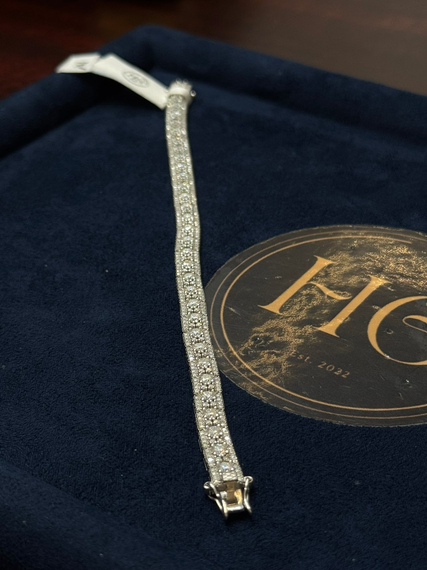 5.084 CTW "Cluster Tennis" Bracelet