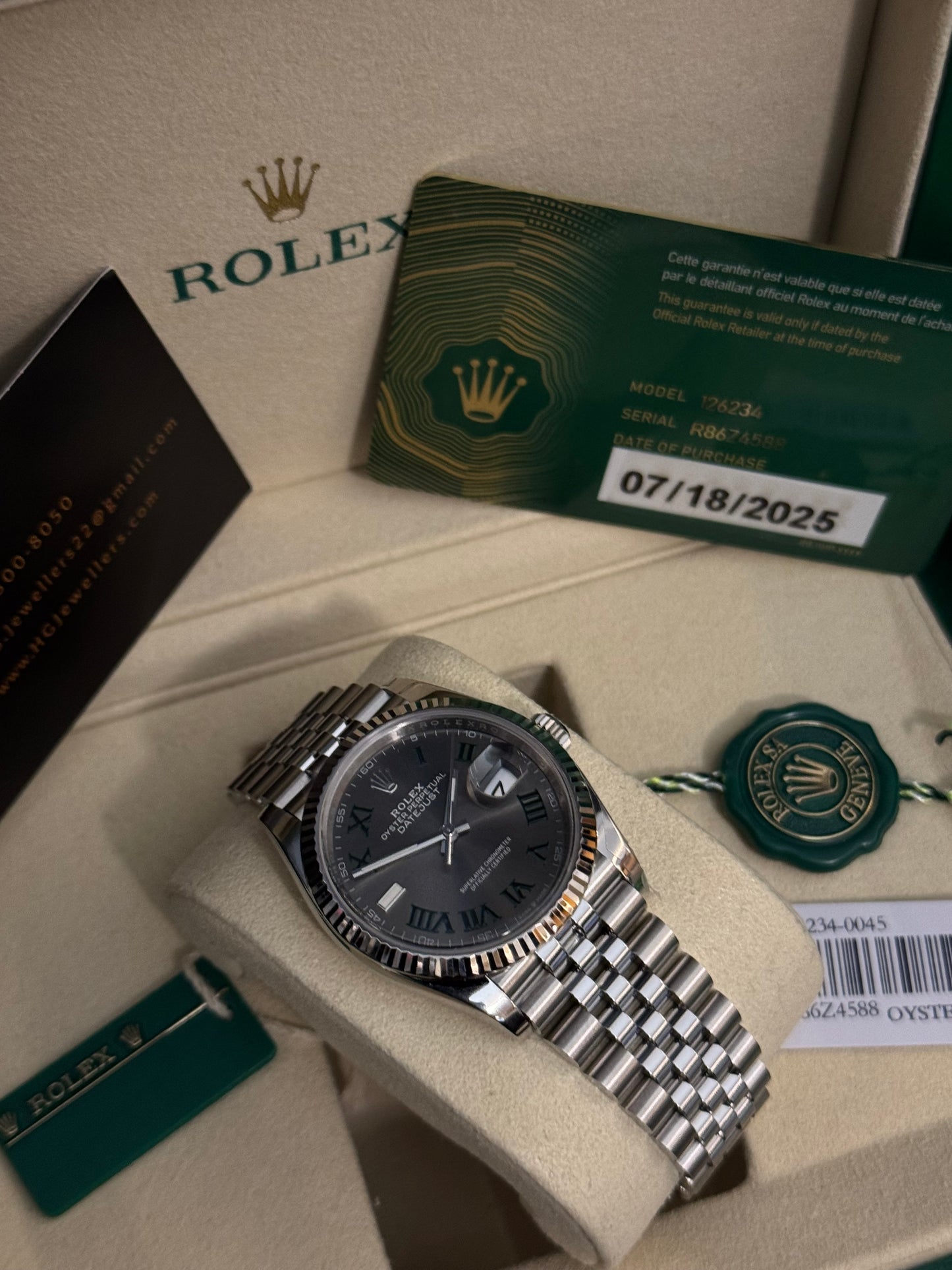 2026 126234 “Wimbledon” 36mm