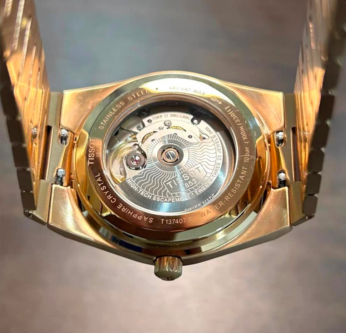 2026 Tissot PRX Powermatic 80 Limited Edition Gold “blue dial”  40mm