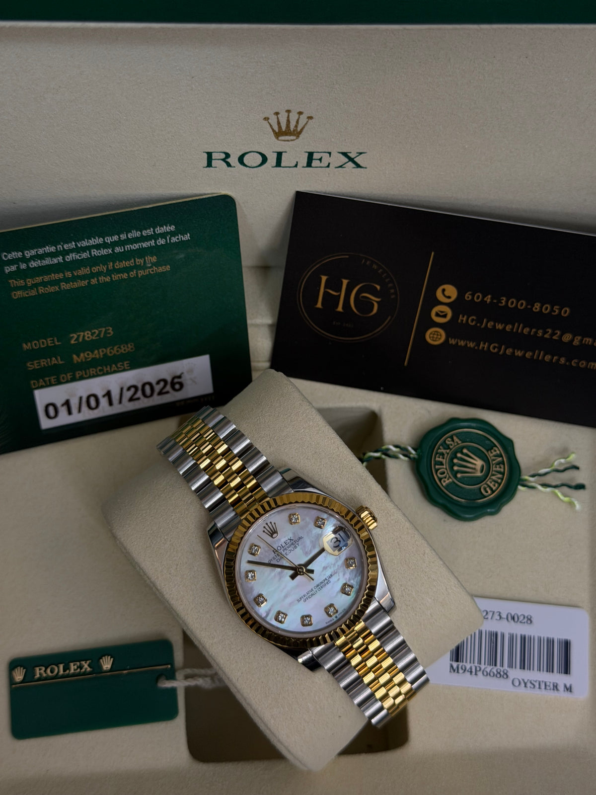 2026 278273 “Mother of Pearl” 31mm