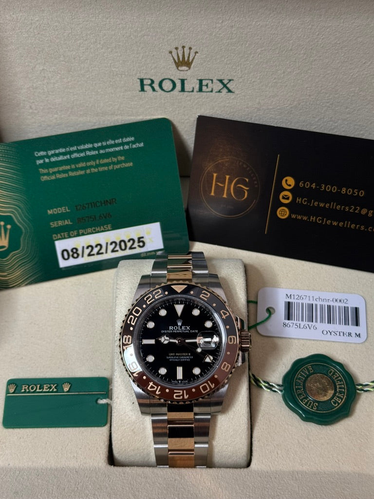 2025 126711CHNR "ROOTBEER" GMT 40mm