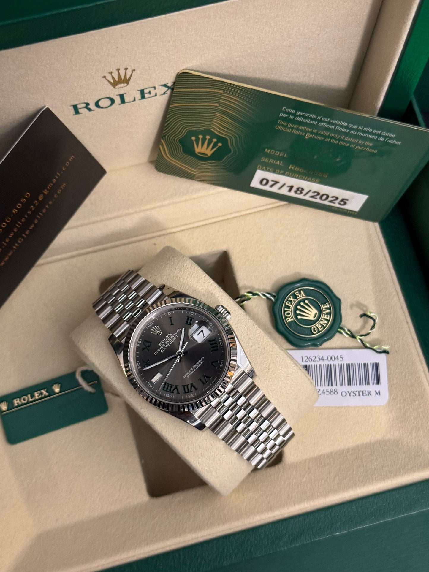 2026 126234 “Wimbledon” 36mm